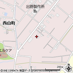 静岡県浜松市中央区西山町82周辺の地図