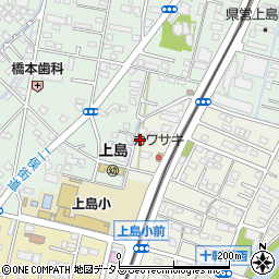 静岡県浜松市中央区十軒町14周辺の地図