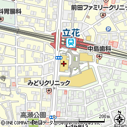 尼崎信用金庫立花支店周辺の地図