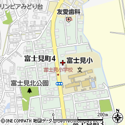 静岡県磐田市富士見町4丁目周辺の地図