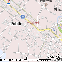 静岡県浜松市中央区西山町905周辺の地図