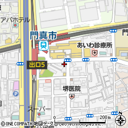 ジャンボ酒場 門真市駅前店周辺の地図