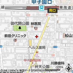 オキサ・甲子園口周辺の地図