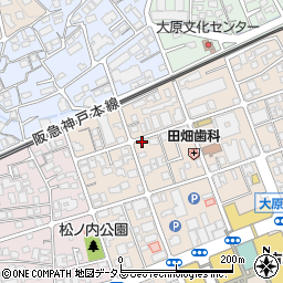 兵庫県芦屋市船戸町周辺の地図