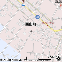 静岡県浜松市中央区西山町2384周辺の地図