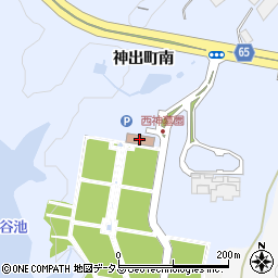 西神墓園周辺の地図