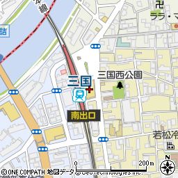 １００円ショップセリア　ヴュール阪急三国店周辺の地図