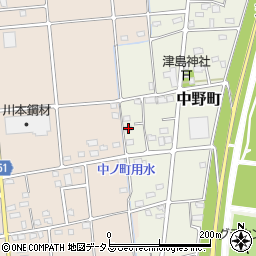 静岡県浜松市中央区中野町3124周辺の地図