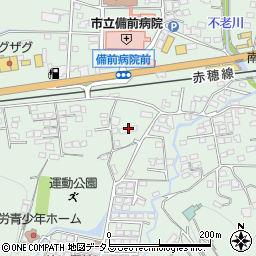 ハイツ運動公園周辺の地図