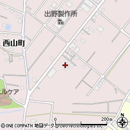 静岡県浜松市中央区西山町81周辺の地図