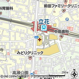 パレット　立花店周辺の地図