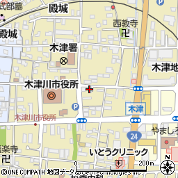 木津駅前接骨院周辺の地図