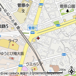 プロヴェスタ新大阪イーストゲート周辺の地図