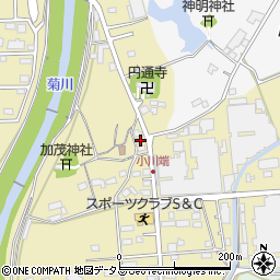 静岡県菊川市加茂2801周辺の地図