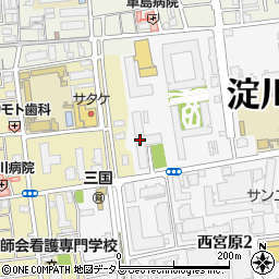 ファミールハイツ北大阪４号棟周辺の地図