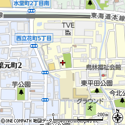兵庫県尼崎市西立花町5丁目8周辺の地図