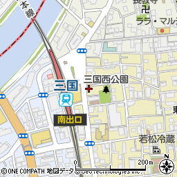松屋 三国店周辺の地図