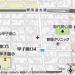 ソラスト甲子園口周辺の地図