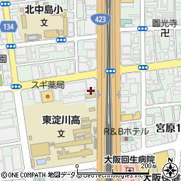 アートキャンディ株式会社　大阪支店周辺の地図