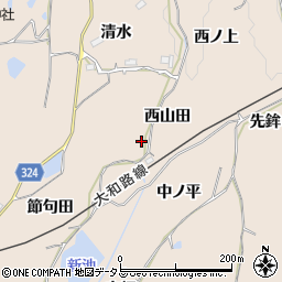 京都府木津川市加茂町観音寺（西山田）周辺の地図
