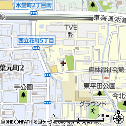 兵庫県尼崎市西立花町5丁目8-10周辺の地図