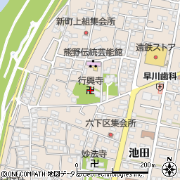 行興寺周辺の地図