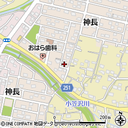 静岡県袋井市神長19-1周辺の地図