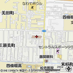 大阪府四條畷保健所　企画調整課代表・総務周辺の地図