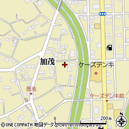 静岡県菊川市加茂3858周辺の地図