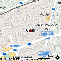 兵庫県芦屋市大原町13-10周辺の地図