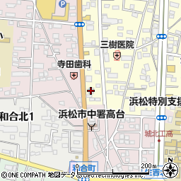 静岡中央銀行浜松北支店周辺の地図