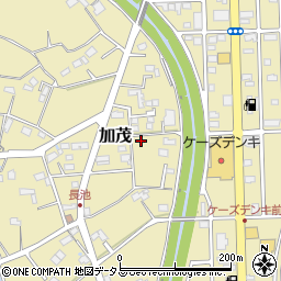 静岡県菊川市加茂3862-2周辺の地図
