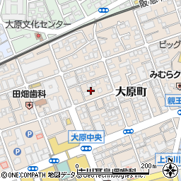 兵庫県芦屋市大原町18周辺の地図