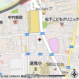 京都信用金庫門真支店周辺の地図