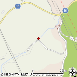 兵庫県神戸市北区山田町小部コチ脇山7周辺の地図