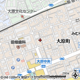 兵庫県芦屋市大原町18-5周辺の地図