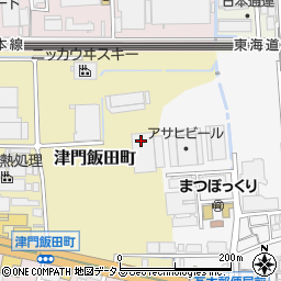 アサヒビール株式会社　大阪支社西宮東配送センター周辺の地図
