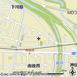 京都府木津川市木津南後背25-30周辺の地図