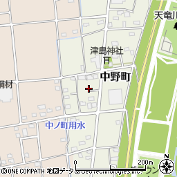 静岡県浜松市中央区中野町3140周辺の地図