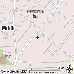 静岡県浜松市中央区西山町71周辺の地図
