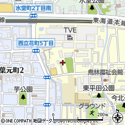 兵庫県尼崎市西立花町5丁目8-11周辺の地図
