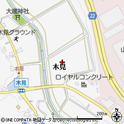兵庫県神戸市西区押部谷町木見周辺の地図