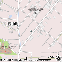 静岡県浜松市中央区西山町100周辺の地図