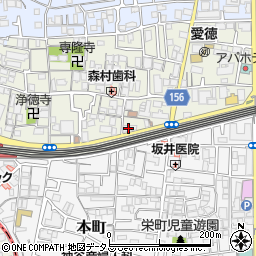 京阪西典礼会館周辺の地図