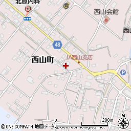 静岡県浜松市中央区西山町2243周辺の地図