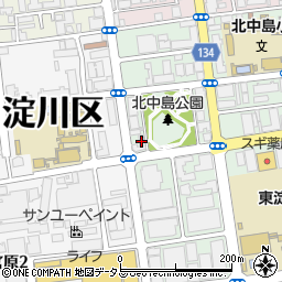エレガントライフ新大阪周辺の地図