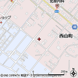 静岡県浜松市中央区西山町2420周辺の地図