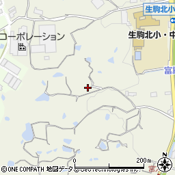 奈良県生駒市高山町6883周辺の地図