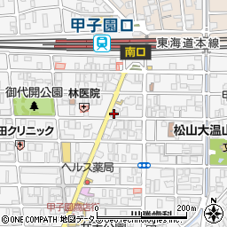 グレースハウス甲子園口周辺の地図