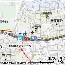 大阪府門真市元町20-7周辺の地図